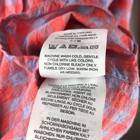 J. Crew Gingham Button Down - Picture 9 of 13